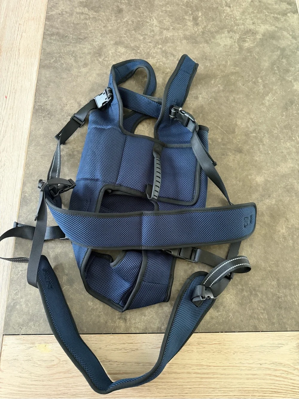 Dog Lift Harness, Navy, XL (35-55 lbs), Full Body Sling Carrier, Adjustable Stra